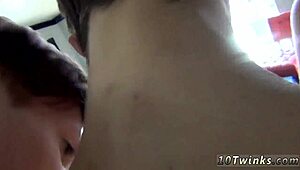 Detailed recording of very small gay boy in extreme muscle gay sex