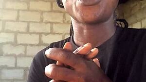 Crazybitch doing a wild striptease live for her fans right now.