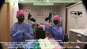 wow, nurse stacy shepard testing gloves for the perfect fit!