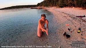 Man, I’m just lovin’ nude fire dancin’ at sunset on beach!