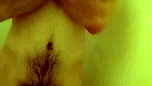 Feeling relaxed while pissing and masturbating in the shower