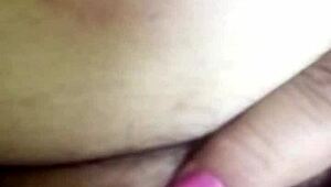 bbw milf shows body on video call