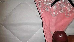 My friend's thong makes a perfect bed for a hot load