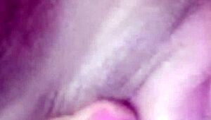 bbw milf shows body on video call