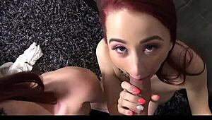 Step Siblings Alice Coxx & Kat Hunter Threesome Fucking With Bro