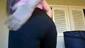 Check out this amateur webcam babe with sexy boobs getting creampie