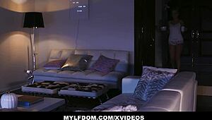 hooded stranger subtly dominates aaliyah love's milf pussy