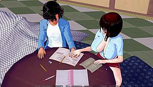 Complete gameplay of high school tutor part 4 with intense lessons.
