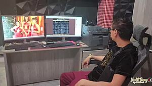 Playing With Boyfriend's Monster Cock