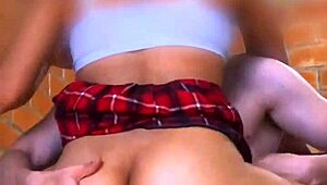 Student Finishes Studying With Teacher After Class.