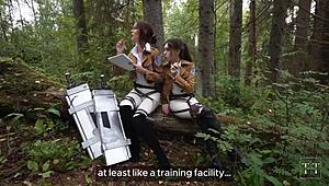 Titan Commander Gets Sucked as Punishment by Us