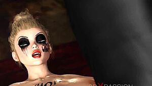 Blonde Anal Whore Craves Black Monster Cock In Her Big Booty!