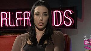 dana and samantha interview jelena jensen backstage