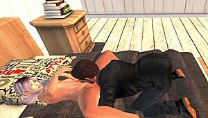 Theresa's initial experience with butt play