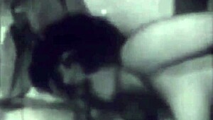 Vintage foursomes unfold with hairy retro group action in an antique setting.