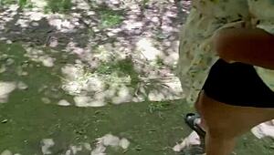 fucking under the public park bridge