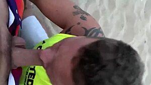 Watch those big dicks in my mouth during outdoor blowjobs?