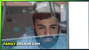 stalker step uncle sneaks up on naked stepniece at poolside - vienna black