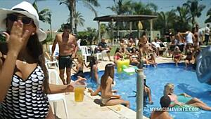 Nadia white gets her big tits and ass rimmed before an interracial creampie.