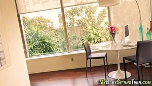 Babysitter Feels Intense Pleasure