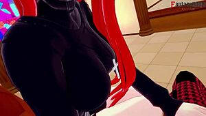Enjoy cartoon-style blowjob in HD outdoors for free