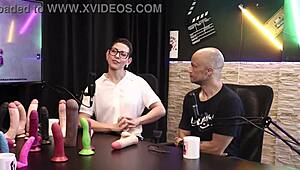 Sheer Red Lingerie Compilation with Eilani Quina and Victor Luciano Using Upper Toys