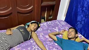 my stepbro wants me to fuck his big cock to go out with friends 😏