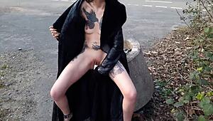 Whore, You're Pissing And Masturbating On The Street