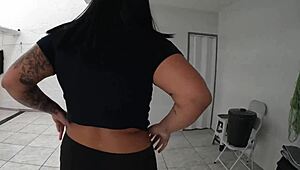 so much crazy stuff at ted's mansion backstage with alessandra lopes, aycha martinelly, and monique bastos... wild! 😜