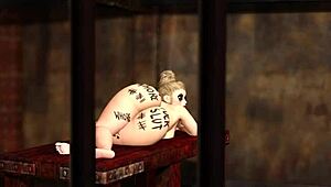 Blonde Anal Whore Craves Black Monster Cock In Her Big Booty!