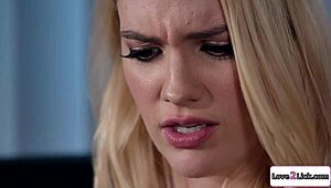 Petite detective lets client rim her ass