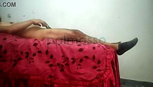 Amateur wife dominates with big European boobs in hidden cam video