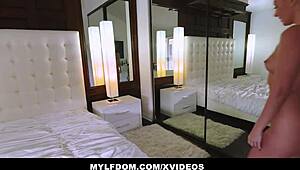 hooded stranger subtly dominates aaliyah love's milf pussy