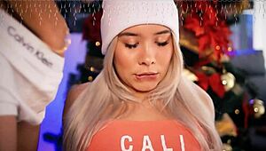 Blonde Latina Coed Turns Whore Online with Stunning Face and Wet Skills