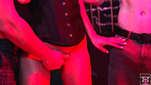 Squirt Witch Faces Two Monster Cocks Again!