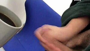 Gay amateur gets his cum-filled surprise in this video
