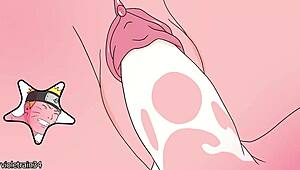 naruto can't resist playing with saber's tits before fucking her