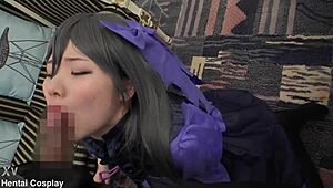 Cosplay Idol Ringo Fujii In Cute Costume With Small Tits And Pretty Boobs