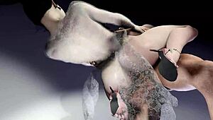 花を拾う with Intense Cum in 3D Hentai Action