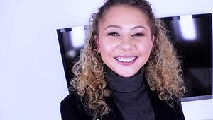 bubbly intern allie addison gets her pussy pounded