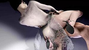 花を拾う con corrida intensa en hentai 3D