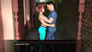 I watched john and audrey have passionate sex in 69, doggy, and cowgirl positions, with him cumming twice