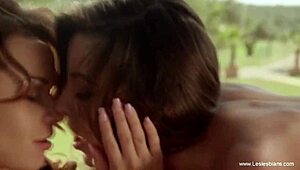 Tan Girlfriends Crave Outdoor Fun and Steamy Sex Together