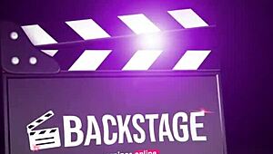 peralta knelt to suck in backstage making of