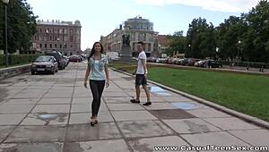 Casual teen enjoys activities with great orgasms and fun