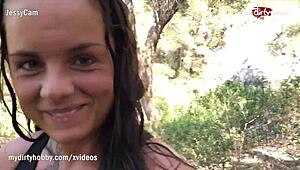 My Dirty Hobby - Outdoor Bath and Quick Teen Fuck