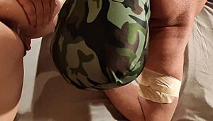 Stepdaddy creampies me hard then guy licks clean with dirty female talk