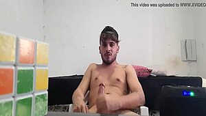 Young tattooed teen with giant pau gets exposed in public interracial action