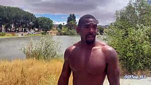 Chubby Wife Jogging in the Park