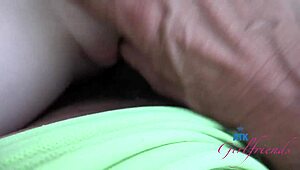 venus vixen in pigtails sucks meat pipe and rides hard with hairy pussy